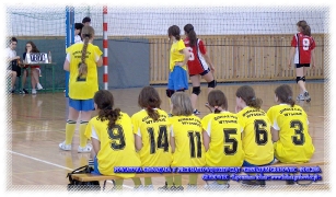 2009.03.05 Powiatowa Gmimnazjada w piłce siatkowej dziewcząt